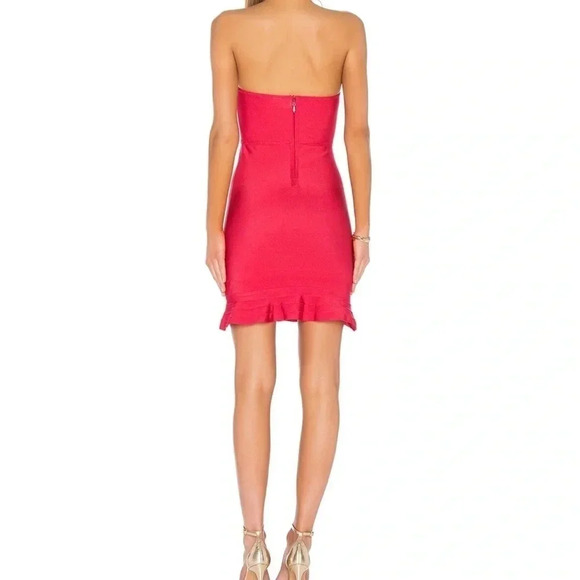 by the way NWOT ruffle bandage dress size XXS - Picture 2 of 3